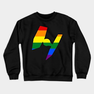 Rainbow TIE Fighter Crewneck Sweatshirt